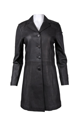 kožený dámský kabátek